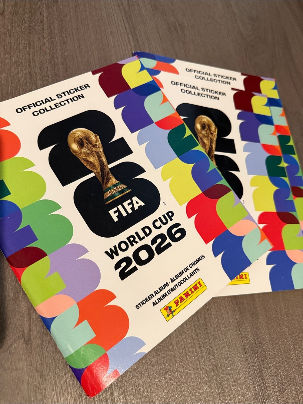 3 FIFA World Cup Sticker Collection Album